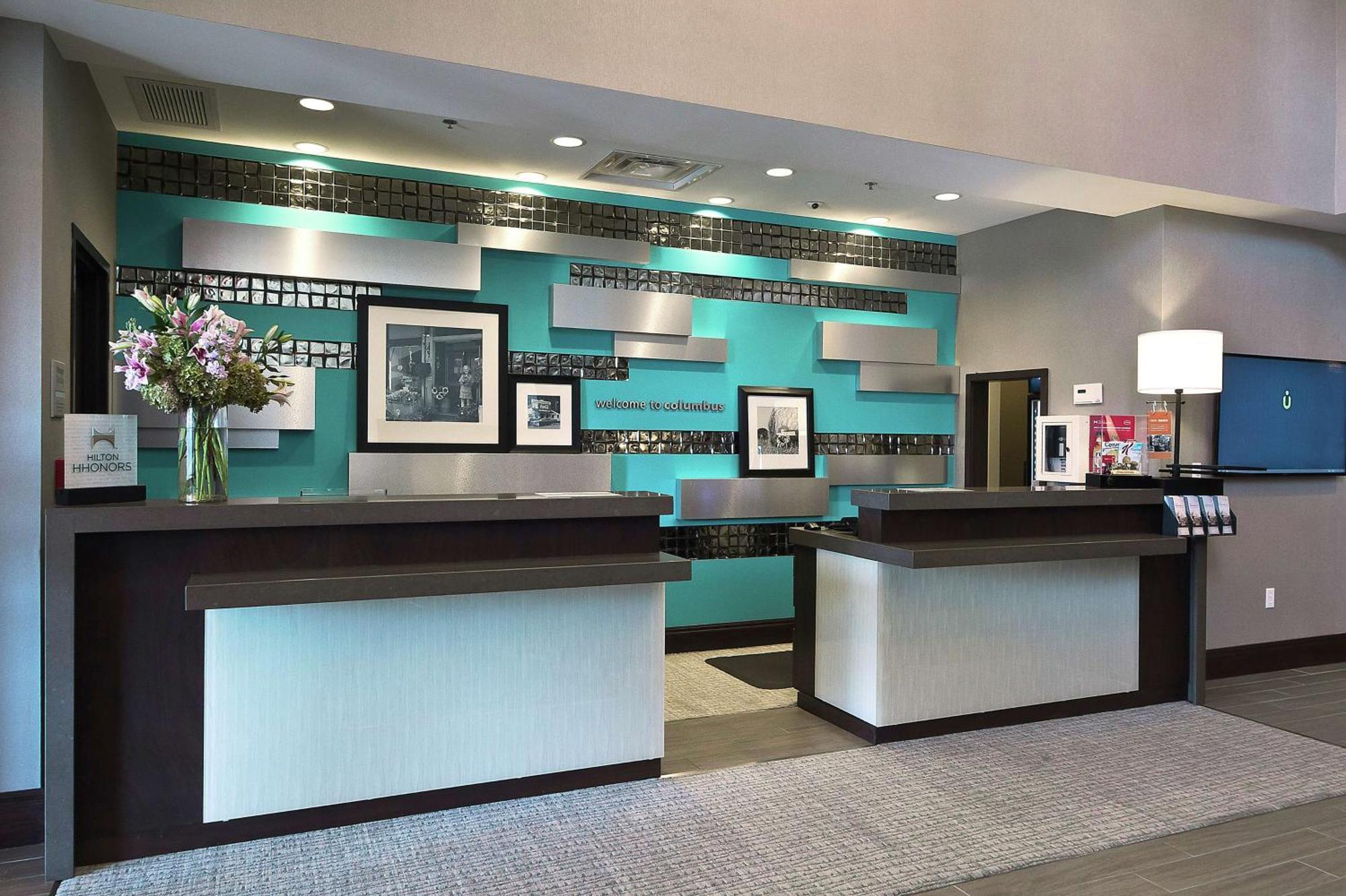 Hampton Inn & Suites Columbus/University Area Экстерьер фото